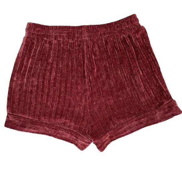 ENTRO Knit Shorts Women’s Size L Chenille Sleep Pajama Comfy Loungewear Casual - Picture 2 of 6